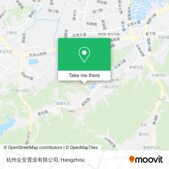 杭州众安置业有限公司 map