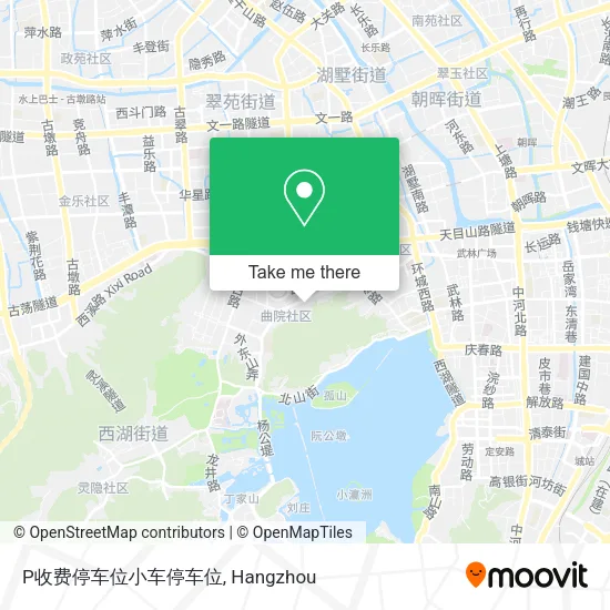 P收费停车位小车停车位 map
