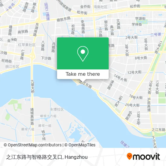 之江东路与智格路交叉口 map
