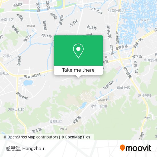 感恩堂 map