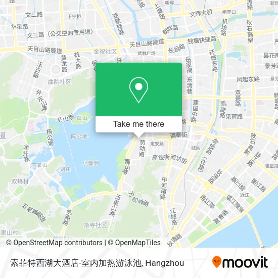 索菲特西湖大酒店-室内加热游泳池 map