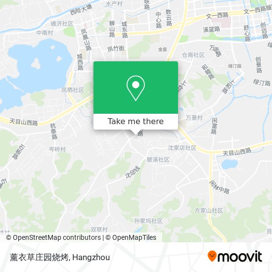 薰衣草庄园烧烤 map