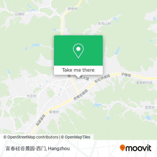 富春硅谷麓园-西门 map