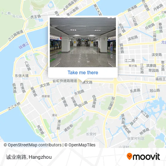 诚业南路 map