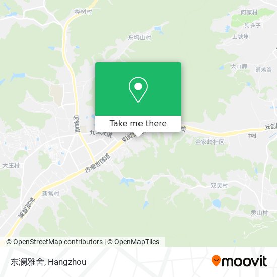 东澜雅舍 map