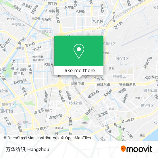 万华纺织 map