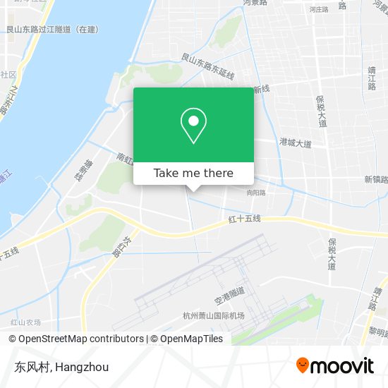 东风村 map