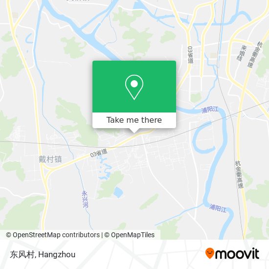 东风村 map