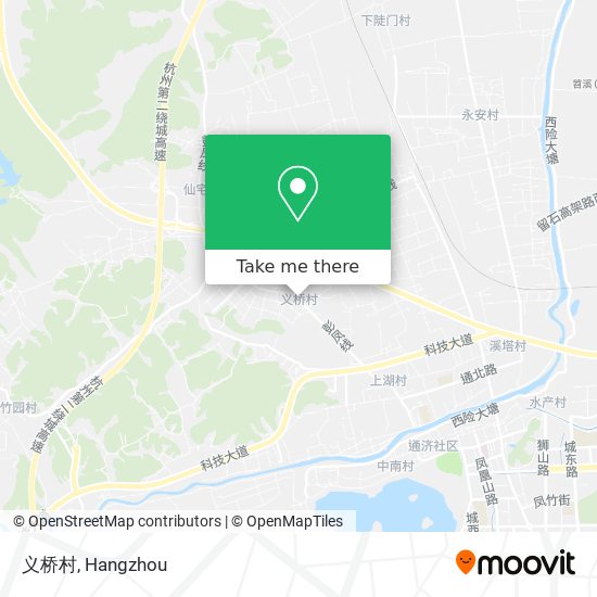 义桥村 map