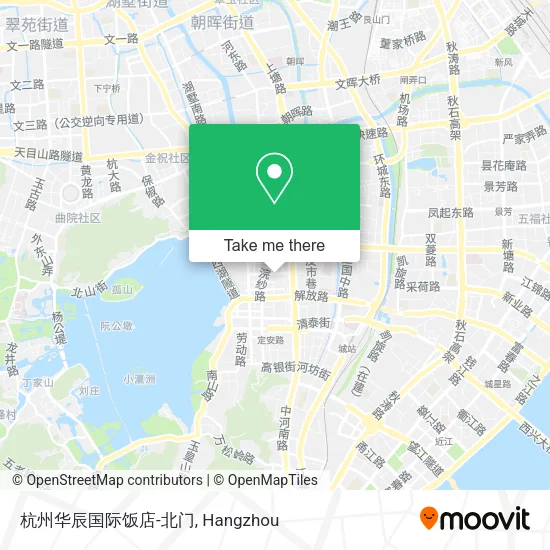 杭州华辰国际饭店-北门 map