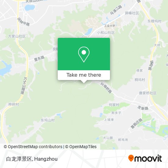 白龙潭景区 map