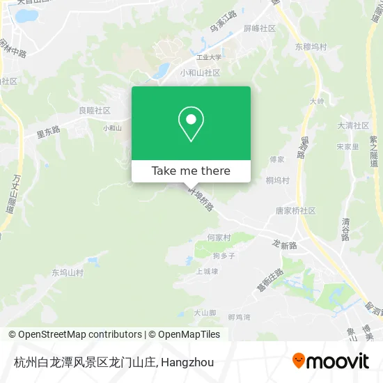 杭州白龙潭风景区龙门山庄 map