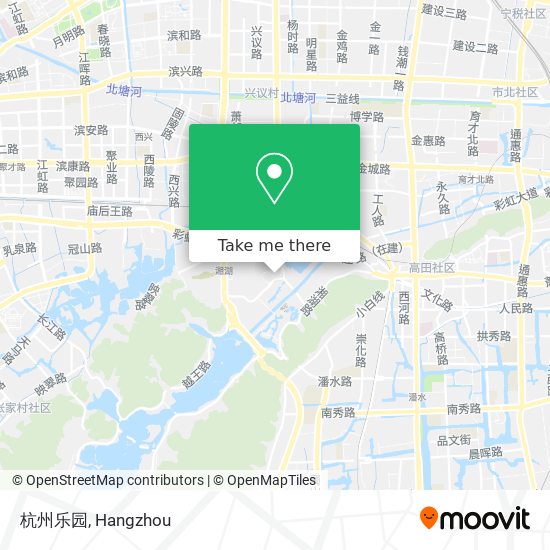 杭州乐园 map