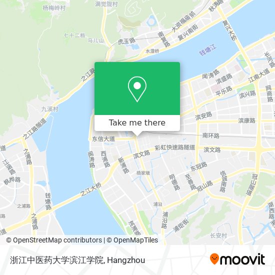 浙江中医药大学滨江学院 map