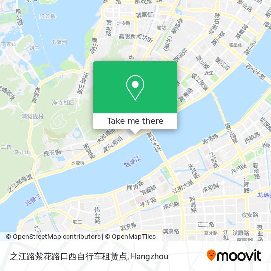 之江路紫花路口西自行车租赁点 map