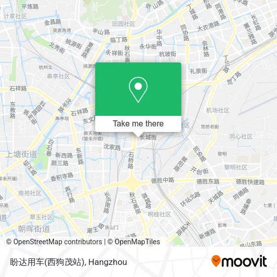 盼达用车(西狗茂站) map