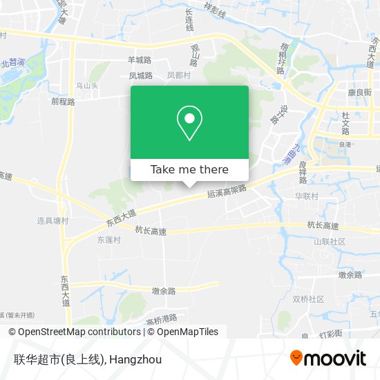 联华超市(良上线) map