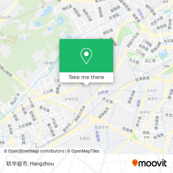 联华超市 map