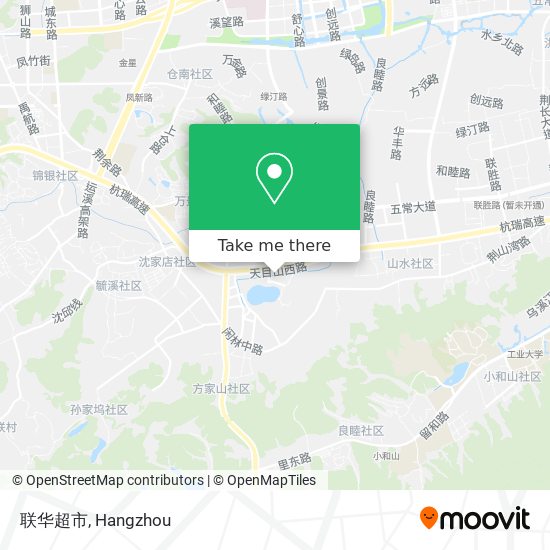 联华超市 map