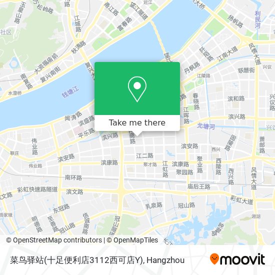 菜鸟驿站(十足便利店3112西可店Y) map