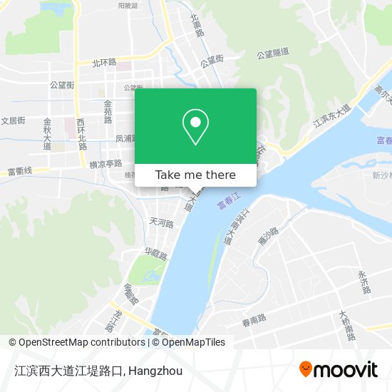 江滨西大道江堤路口 map