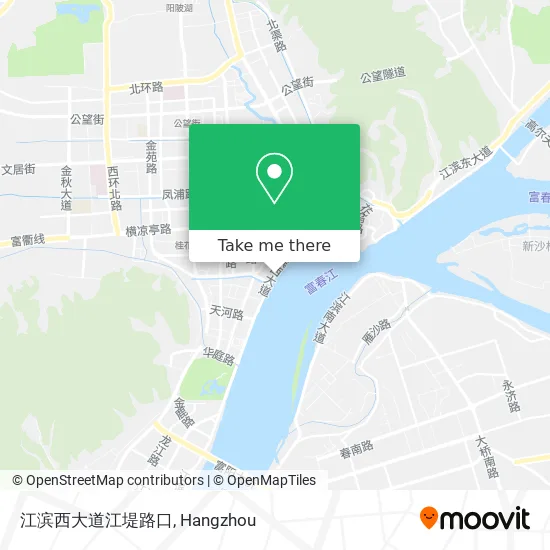 江滨西大道江堤路口 map
