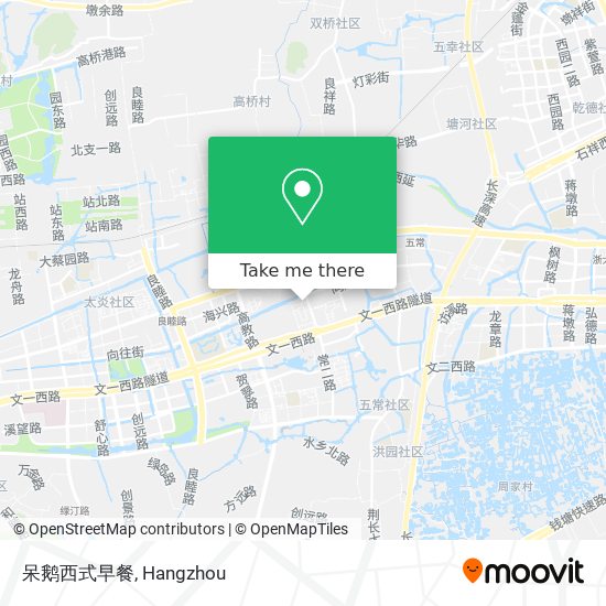 呆鹅西式早餐 map
