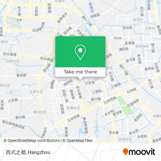 西式之都 map
