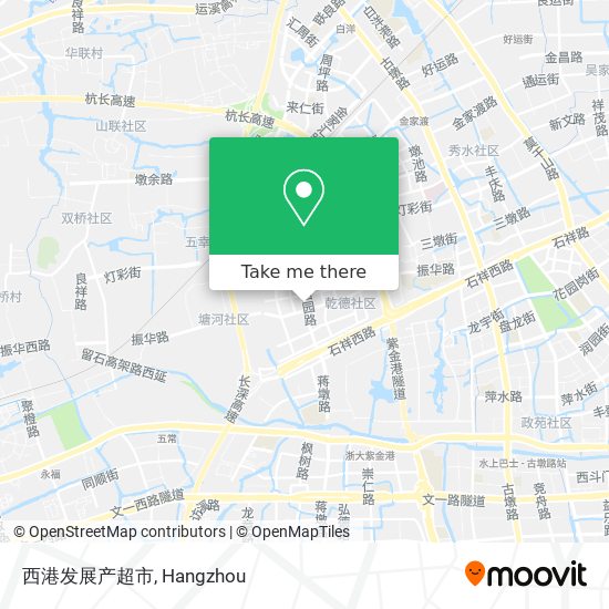 西港发展产超市 map