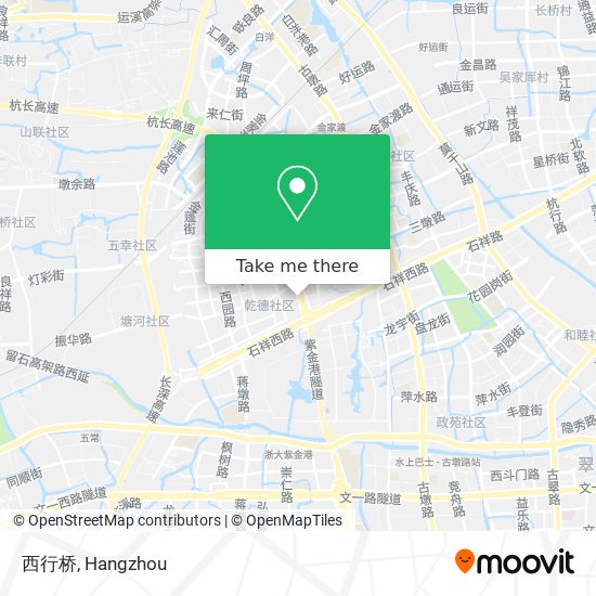 西行桥 map