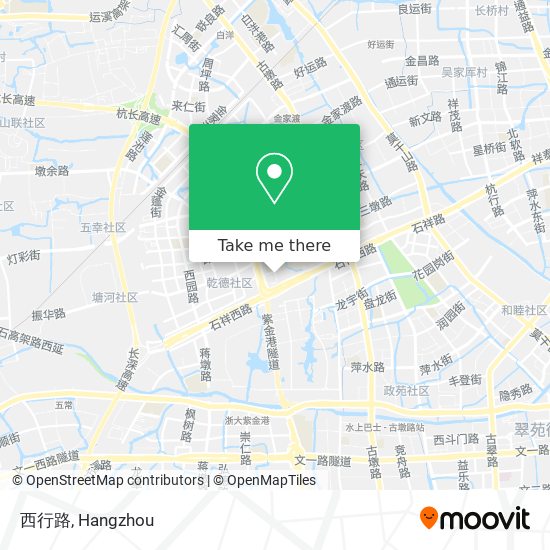 西行路 map