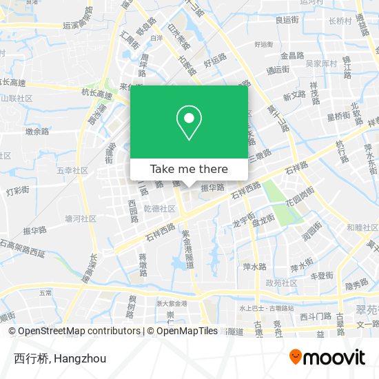 西行桥 map