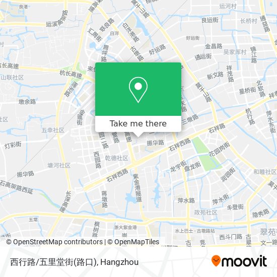 西行路/五里堂街(路口) map