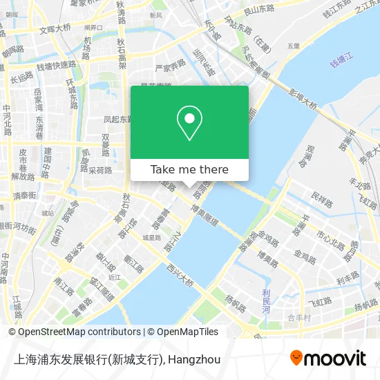 上海浦东发展银行(新城支行) map