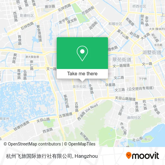 杭州飞旅国际旅行社有限公司 map