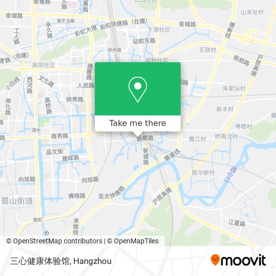 三心健康体验馆 map
