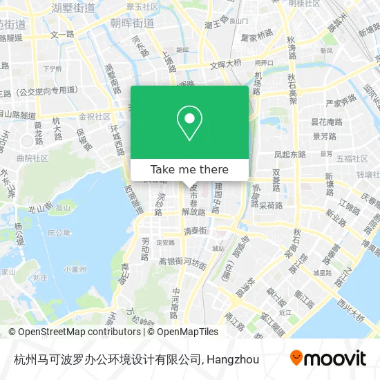 杭州马可波罗办公环境设计有限公司 map