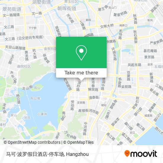 马可·波罗假日酒店-停车场 map