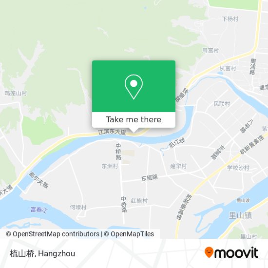 梳山桥 map