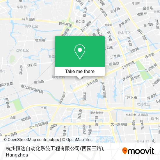 杭州恒达自动化系统工程有限公司(西园三路) map