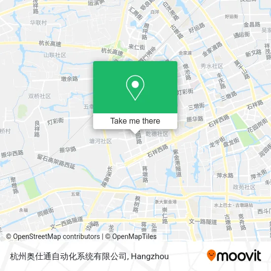 杭州奥仕通自动化系统有限公司 map
