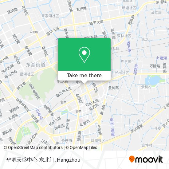 华源天盛中心-东北门 map