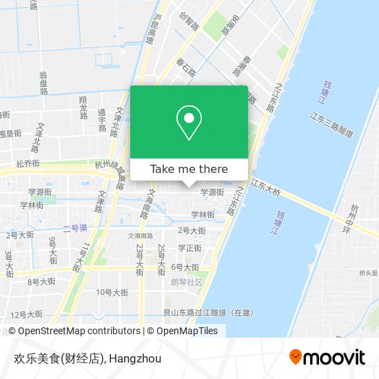 欢乐美食(财经店) map