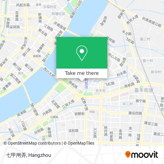 七甲闸弄 map