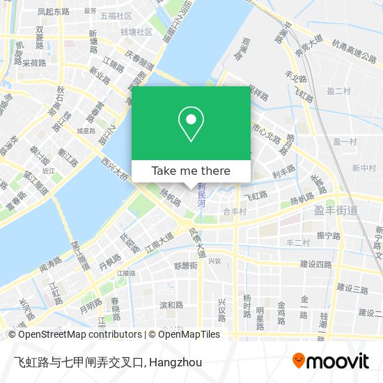 飞虹路与七甲闸弄交叉口 map