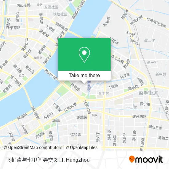 飞虹路与七甲闸弄交叉口 map