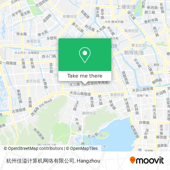 杭州佳溢计算机网络有限公司 map