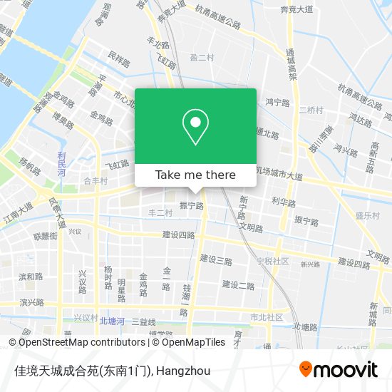 佳境天城成合苑(东南1门) map