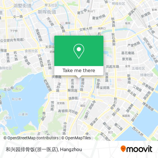 和兴园排骨饭(浙一医店) map