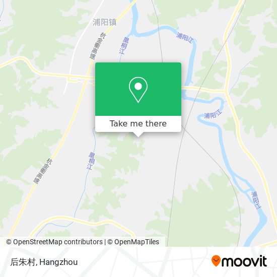 后朱村 map